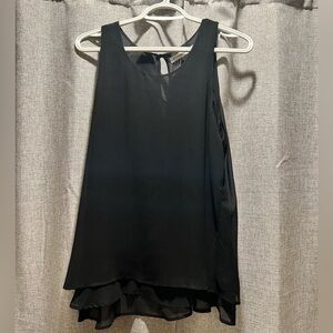 Blu Pepper Black Sleeveless Top